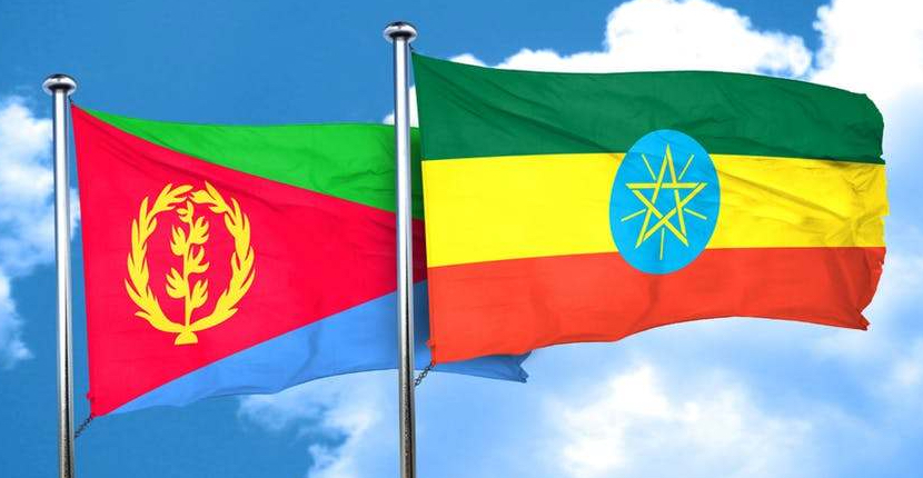 Eritrea Ethiopia flags